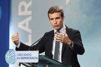 Casado avisa a Puigdemont y sus socios: "La historia no hay que repetirla porque a lo mejor acaban como Companys"