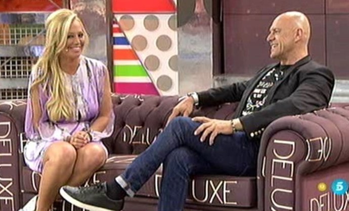 Kiko y Belén riéndose en Telecinco