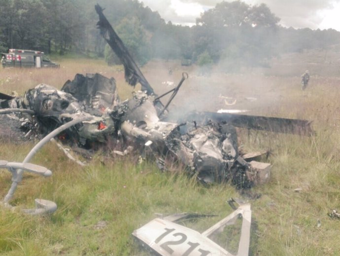 Fallecen siete militares en un accidente de helicóptero 