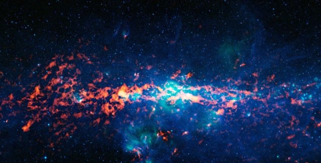 Centro galáctico y Sagittarius B2 