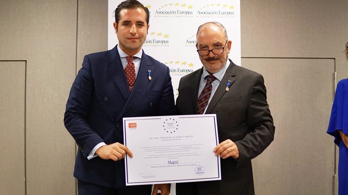 Magtel recibe la Medalla Europea al Mérito en el Trabajo