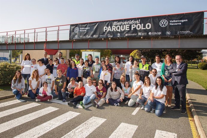 Programa 'Juntos nos movemos' en el Parque Polo de Volkswagen Navarra.