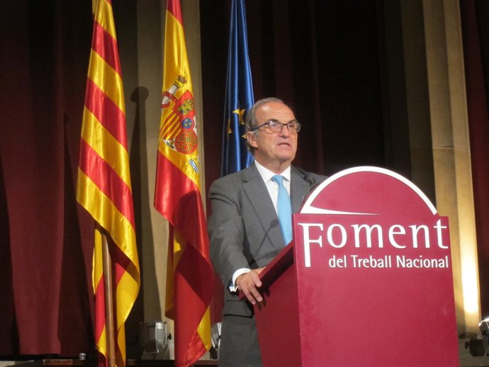 El president de Foment del Treball, Joaquim  Gay de Montellà       