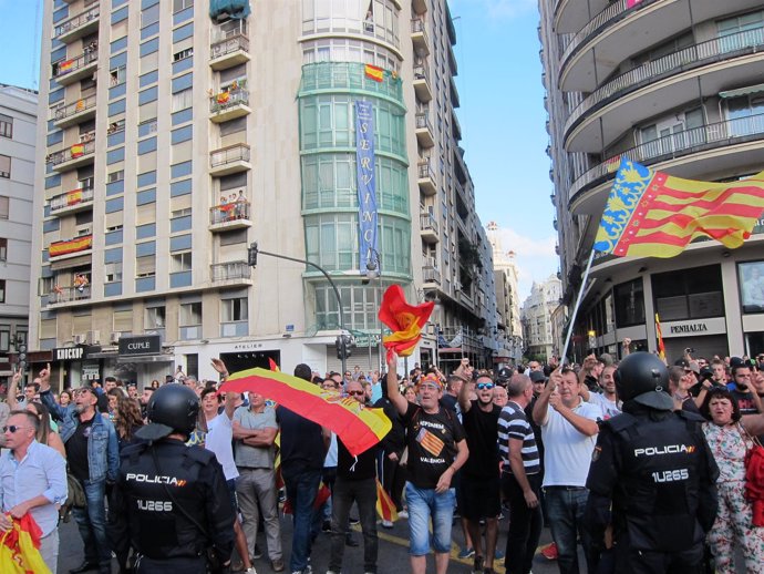 Imagen de la manifestación en València                       