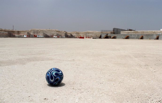 Obras del estadio de Al Wakrah, Qatar