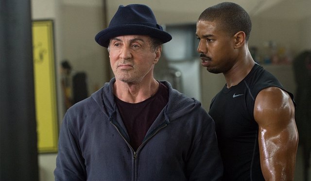 Sylvester Stallone y Michael B. Jordan en 'Creed'