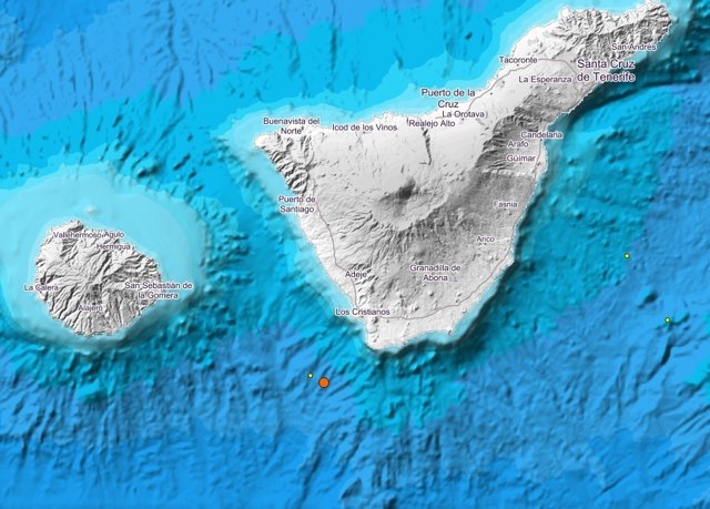Localización del seísmo