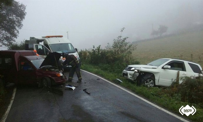 Accidente de tráfico en Nava