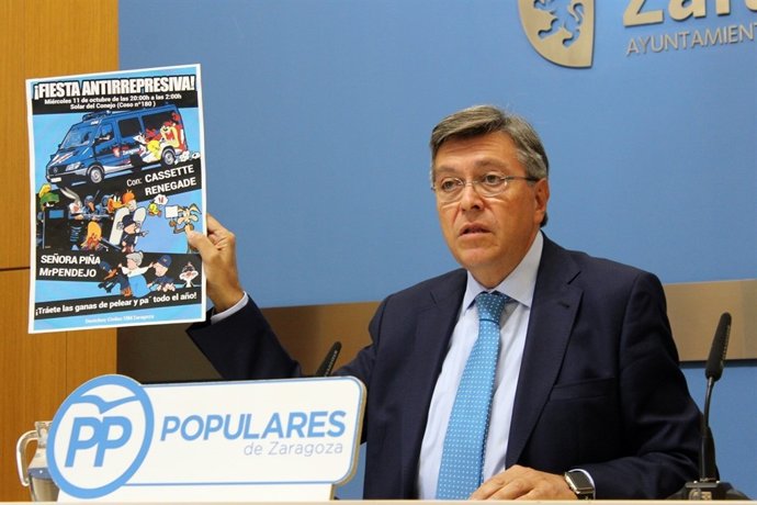 El concejal del PP ha pedido que se desautorice esta fiesta "antirrepresiva"