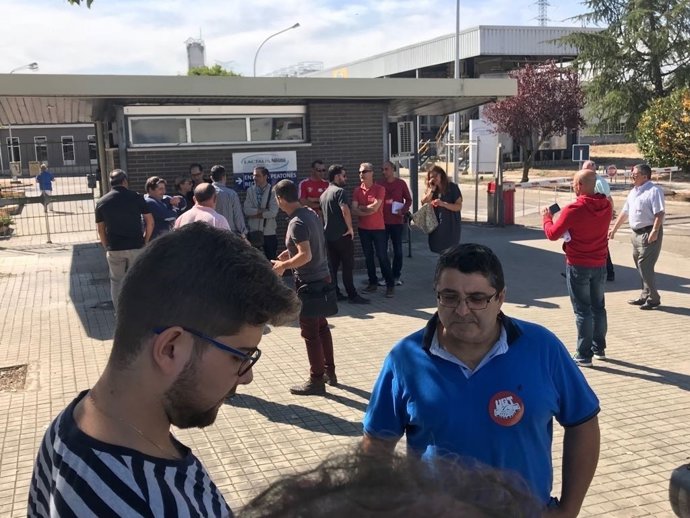 Trabajadores de Lactalis