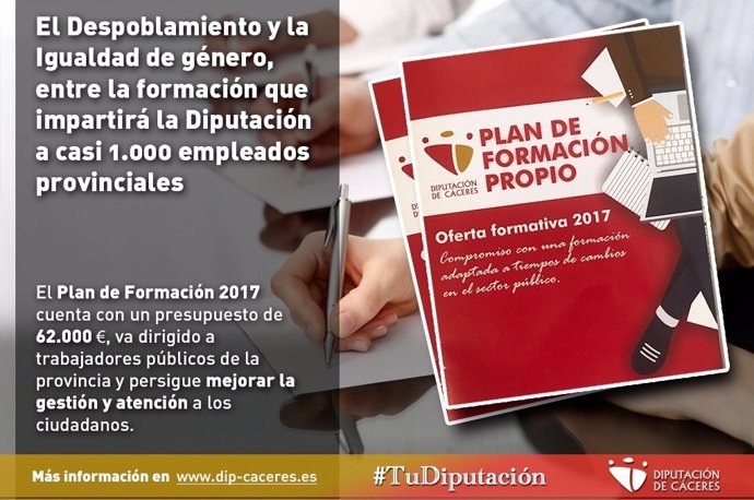 Plan de Formación de la Diputación de Cáceres