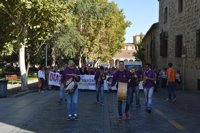 Cientos de personas reclaman en Ávila 'Trabajar sin máscaras, emplear sin barreras' en el Día de la Salud Mental