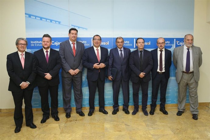 Presidente de Cepes, Juan Antnio Pedroño, en el desayuno del Club de Directivos