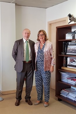 Presidenta de CTA, Adelaida de la Calle, y director de CDTI, Francisco Marín