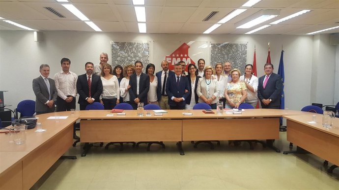 Reunión de la FMM con Pedro Rollán