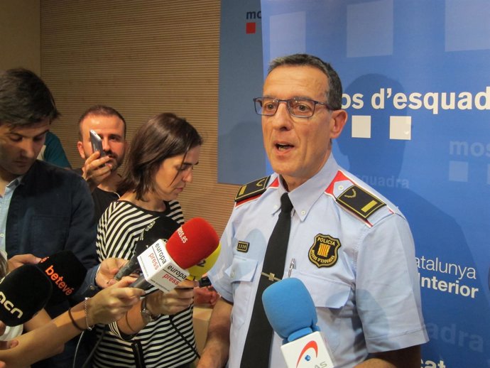 Portavoz de los Mossos Albert Oliva