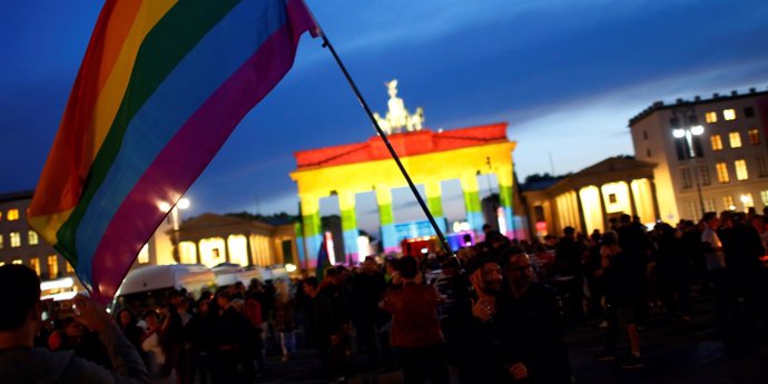 Manifestación por los derechos de los homosexuales en Berlín