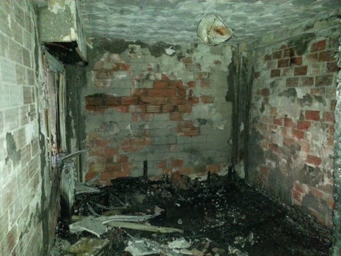 Un incendio en una vivienda de Torrent