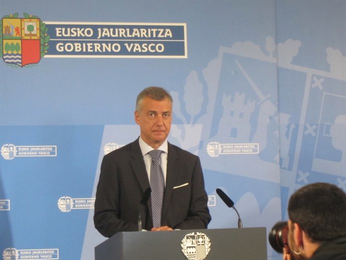 El lehendakari, Iñigo Urkullu, a Sant Sebastià.    