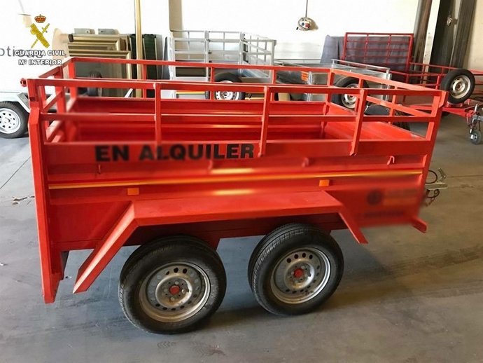 Detenido en Utrera (Sevilla) por apropiarse de 13 remolques