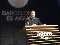 Àngel Simon (Agbar) apoya a Colau y pide que Barcelona tenga "voz propia" en el diálogo