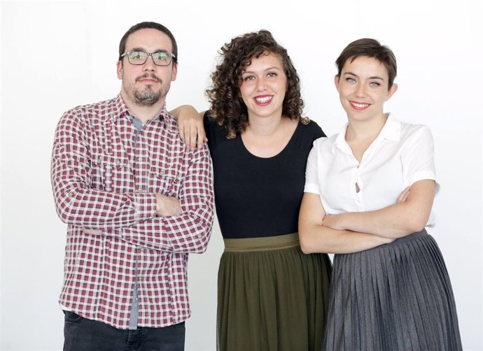 El equipo de Mufubufu Pedro Blasco, Lucía Garrido y Laura Assucena