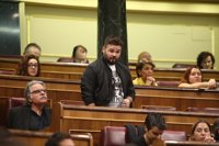Rufián llama a los policías y guardias civiles "salvajes que apalean" a catalanes