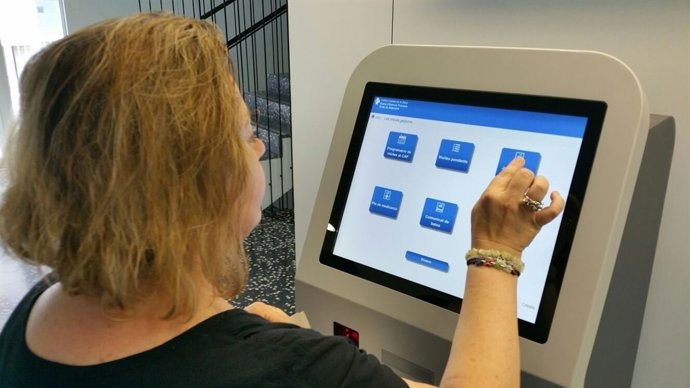 Caixer autoservei del CAP Onze de Setembre de Lleida