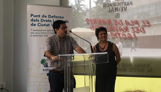 Los concejales G.Pisarello y G.Pin