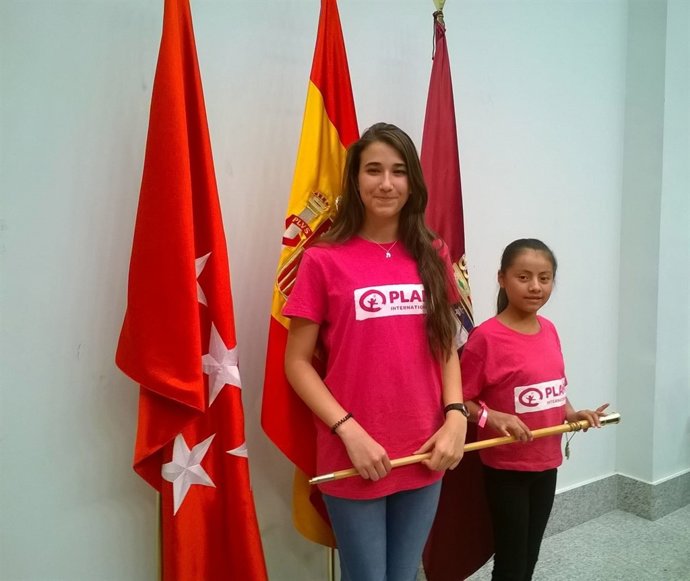 Las niñas toman el poder del Ayuntamiento de Madrid