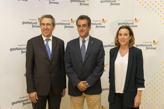 El consejero (en el medio) en una jornada de Fundación Gas Natural Fenosa 