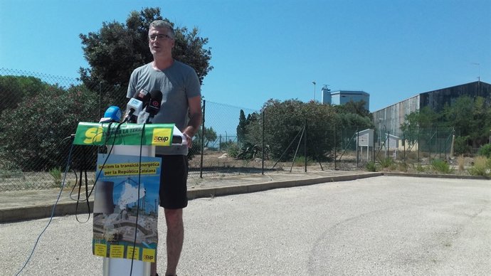 El dipuado de la CUP en el Parlament S.Saladié.