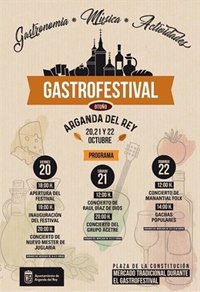 Arganda celebrará el I Gastrofestival del 20 al 22 de octubre