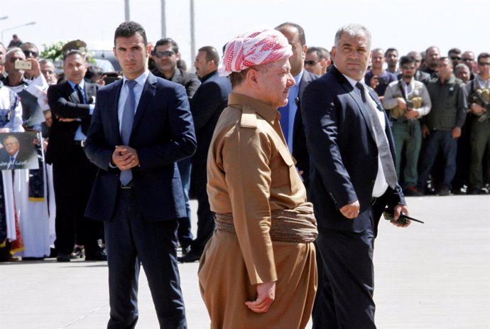 El presidente kurdo, Masud Barzani