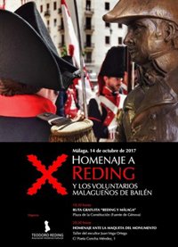 La Asociación Teodoro Reding homenajea este sábado al que fuera gobernador y corregidor de Málaga