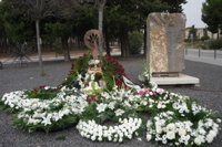 La ofrenda de flores a la Virgen del Pilar también puede efectuarse en el Cementerio de Torrero de Zaragoza