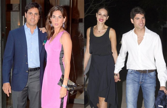 Fran rivera y lourdes, eva y cayetano