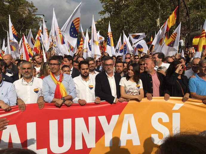 Manifestació de la Hispanitat 12-O a Barcelona