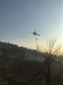 Incendio de Guadalcanal el martes