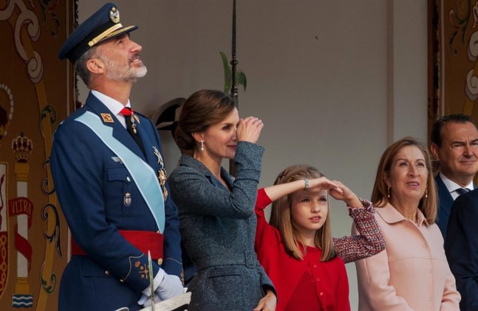 La reina letizia y la princesa leonor