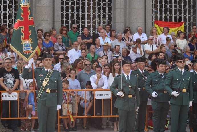Celebración del día de la patrona de la Guardia Civil en Huelva