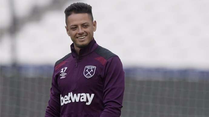 Chicharito Hernández en el West Ham United