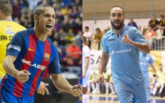 Ferrao y Ricardinho con Barcelona e Inter