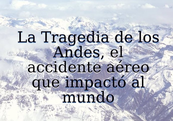 Tragedia de los Andes de 1972