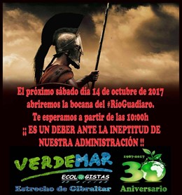 La campaña de Verdemar en el río Guadiaro