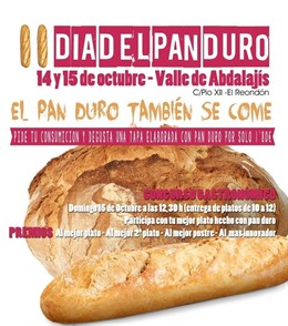 Cartel día del pan duro abdalajís