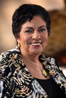 La periodista Sara Lovera. 