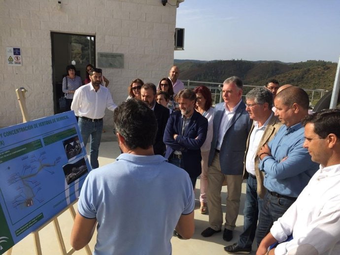 Inauguración de la EDAR de Berrocal (Huelva)