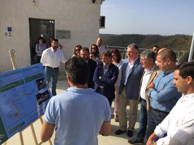 Inauguración de la EDAR de Berrocal (Huelva)