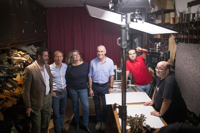 Rodaje de la película 'El mundo es suyo' 